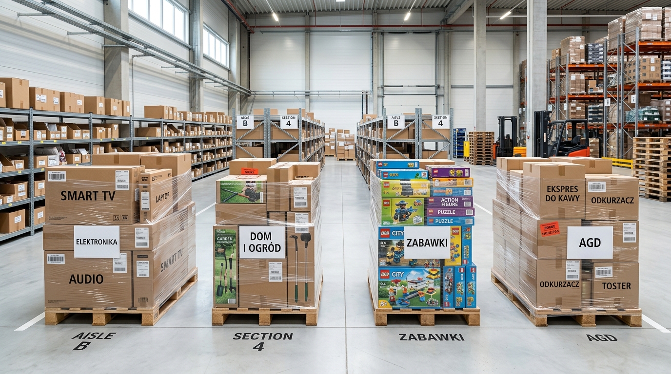 Kategorie Palet Zwrotów Konsumenckich | Returnz.pl – Hurtownia Customer Returns